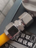 一靓煤气燃气软管4分螺纹插口转换接头活接宝塔头格林头弯头延长直接 A4款：插口转4分外丝 实拍图