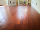 帝诺居 番龙眼实木地板小菠萝格原木本色耐地热暖免龙骨锁扣实木地板 A011-1番龙眼柚木色908X120平扣 实拍图