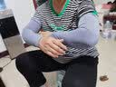 南极人冰袖男加大码防晒袖套防紫外线冰丝大号加大加肥套袖男 灰色XXL 实拍图