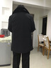 啄木鸟羽绒服男中老年中长款加厚保暖连帽老年人外套男装冬爸爸装 中长款-有毛领-蓝色 L (可穿110-130斤) 实拍图