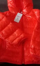 南极人儿童羽绒服冬装新款男童女童短款秋冬外套宝宝轻薄款小孩衣服 红色 140码建议身高130CM左右 实拍图