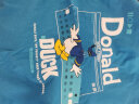 迪士尼（DISNEY）童装儿童男童短袖T恤棉质透气中大童上衣服24夏DB221BE01蓝140 实拍图