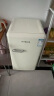 德姆勒（DEMULLER）复古冰箱小型大容量家用租房电冰箱 化妆品静音强劲网红冰箱冷藏冷冻节能 BCD-98芝士白 实拍图