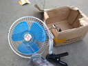 巨木 车载风扇车用12V车上用的小风扇大风力静音可摇头汽车制冷降温电风扇 12伏8寸汽车风扇 实拍图