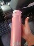 膳魔师（THERMOS） 保温杯女随身杯情侣杯子男进口儿童保温杯超轻学生水杯 502 CP 樱花粉 500mL 实拍图