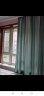 诺罗 新款条纹遮光窗帘成品绿色简约现代客厅卧室飘窗落地窗轻奢提花 提花彩条布普通挂钩款 宽2米*高2.5米/1片 实拍图