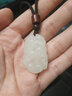 古甄轩新疆和田白玉十二生肖吊坠和田玉龙吊坠鼠牛虎兔龙蛇马羊猪狗玉牌吊坠 狗 实拍图