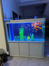 欧宝鱼缸水族箱客厅大型家用生态玻璃水族箱金鱼缸屏风玄关 1.5米长 底滤 实拍图
