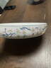 金岚玉复古骨瓷双耳盘子窝盘圆形汤盘深盘中式餐盘家用防烫菜盘沙拉盘 青雀之喜-10英寸双耳窝盘 实拍图