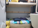 金柏栎儿童床 高低床上下床实木高架床多功能床可拆分体床双层床双人床 上80下100长200带抽屉书架 实拍图