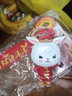贝茜默小白兔钥匙扣公仔精致女可爱国潮醒狮兔汽车钥匙挂件挂饰礼品促销 新年兔-铜钱兔 实拍图
