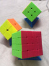 奇艺勇士三阶魔方磨砂面免贴纸手感好附教程 专业比赛魔方儿童玩具 2阶+3阶+4阶 实拍图