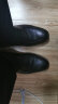 金利来男鞋商务皮鞋男士牛皮透气鞋子工作正装鞋系带特卖圆头 黑色 44（比国码大一码） 实拍图
