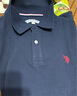 U.S. POLO ASSN.polo衫男翻领秋季纯棉商务休闲长袖t恤男士高端上衣藏蓝色 L 实拍图