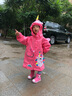 柠檬宝宝儿童防水雨衣卡通造型雨衣儿童斗篷雨披新品小学生男女童雨具 乐奇萌趣喷火龙【分体款】 S【请按主图尺码表选择】 实拍图