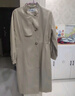 百图betu女装秋季旷野美拉德可调节抽绳收腰中长款风衣女2409T70 卡其色 L 实拍图