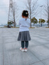 衣诺坊女童百褶裙演出服礼服英伦风短裙校园合唱服黑色西装校服园服六一 实拍图