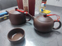 徐保国 宜兴纯全紫砂壶手工泡茶壶家用功夫茶具套装名家紫砂壶 紫泥卡盖西施 约 200ml 实拍图