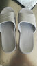 惠夫人拖鞋夏季旅行可折叠凉拖鞋EVA飞机便携防滑旅游洗澡出差酒店简易 旅行拖 浅灰 40-41 实拍图