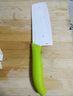 美瓷（MYCERA） 陶瓷刀 家居日常使用陶瓷刀 超薄锋利厨房用刀6.5寸大菜刀 （带刀鞘） 绿色 实拍图