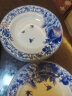 煜乾盘子菜盘餐盘家用青花瓷景德镇陶瓷骨瓷汤盘饭盘釉中彩蝴蝶兰圆形 8英寸平盘 实拍图