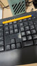 罗技（Logitech）MK200 有线键鼠套装 全尺寸 USB电脑台式机笔记本通用多媒体键鼠套装 黑色 实拍图