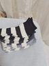 鹿人女袜秋冬款高筒棉袜双针耐磨新疆长绒棉高弹拼接高棉长袜子女6155 6155-组合3- 5双 均码 实拍图