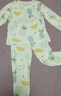 小素材儿童睡衣夏季薄款宝宝衣服套装竹纤维空调服春秋家居服男童女童 夏日水果套头蓝 90 实拍图