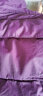 衣典零一（LEDIALYI）羽绒棉服女中长款2023冬季女装新款时尚韩版中年棉袄棉衣加厚外套 紫色 XXL（推荐130-140斤） 晒单实拍图