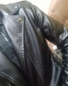 夏冰妮皮衣男外套夹克潮流帅气秋冬季加绒加厚男士拉链机车服皮夹克 黑色（不加绒） M 实拍图