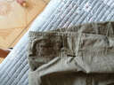 泽荃（zequan）春秋薄款纯棉直筒男士松紧腰大码宽松工装裤户外休闲裤多口袋长裤 K229土黄色 L【适合体重120-145斤】 实拍图