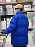 忆克萨 双面穿羊羔绒棉衣外套男冬季潮牌ins加绒短款厚棉服 蓝色 XL 实拍图