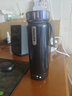 飞利浦（PHILIPS）【支持LOGO定制】随行电热水杯便携迷你烧水杯316不锈钢内胆电热杯保温杯 0.35L 【爆款】烧水杯 黑色 实拍图