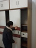 旭彩【24小时闪发】衣柜推拉门实木质简易柜子卧室家用衣橱大衣柜 白色+胡桃色 140长主柜+顶柜 实拍图