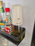 炊大皇油壶玻璃酱油瓶调料瓶罐醋壶防漏油不挂油储油罐自动开合 奶黄 实拍图