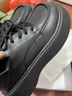 奥古狮登大头小皮鞋女四季百搭新款厚底乐福鞋女软底小众jk英伦女通勤单鞋 523092黑色 39 实拍图