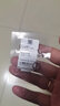 明牌珠宝七夕礼物 铂金Pt950白金简约光面圆圈耳环耳圈耳饰女BFH0027 铂金耳环 约1.14克 实拍图