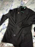 恺吉锐新款春秋春秋季小西装外套女ma妈上衣休闲气质小个子西服潮 黑色 L 【105斤以内】 实拍图