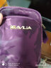 诗蔚尼龙新款斜挎包女小包包迷你包韩版单肩包休闲时尚女士手机帆布包 深紫色 实拍图