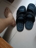 美人桥男士舒适轻便一体成型EVA软底外穿凉拖日常休闲凉鞋1022 黑色 43 实拍图