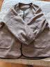 MUJI女式 抓绒 开衫 家居服 睡衣上衣单件外套 FD1IVC3A 深棕色 XL（165/92A） 实拍图