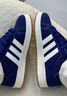adidas「面包鞋」GRAND COURT BASE 00s休闲低帮板鞋男女阿迪达斯   半荧光蓝/白色/树脂黄   45 实拍图