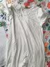 Aengbay昂贝 [冰莫®]睡衣薄款宝宝哈衣新生儿衣服婴儿夏季连体衣 白色 66cm 实拍图