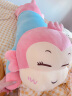 艾筱扬猴子玩偶抱枕长条娃娃女生睡觉抱毛绒玩具女孩生日61儿童节礼物 粉色眯眼（开心每一天） 1.3米 晒单实拍图