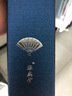 睿爸汉服古风扇子女式古典折扇中国风复古折叠扇随身便携流苏小扇夏季 藏青色 实拍图