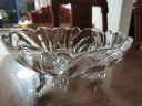 Crytaljulia 水晶玻璃果盘创意欧式透明果盘大号果斗果盆沙拉盘零食盘水果盘 晒单实拍图