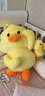 网红同款抖音跳舞小黄鸭大黄鸭毛绒玩具公仔布娃娃玩偶睡觉抱枕送女生女友520七夕情人节节生日礼物礼品 如图 80厘米【送30厘米小黄鸭】 实拍图