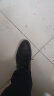 海澜之家HLA皮鞋男士商务休闲系带正装德比鞋子男HAAPXM3AA90183 黑色45 实拍图