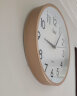 康巴丝（Compas）挂钟客厅 12英寸简约钟表客厅石英钟表挂墙时钟 C2866 金色 实拍图