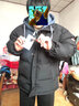 NASA GISS 连帽棉衣男士秋冬棉服男情侣外套加厚保暖青少年棉袄 黑色 3XL  实拍图